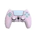 Custodia in silicone per PlayStation 5 DualSense con orecchie da gatto e protezioni per i pollici