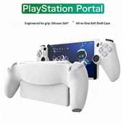 Custodia morbida in silicone per Sony PlayStation Portal - Bianca