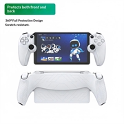 Custodia morbida in silicone per Sony PlayStation Portal - Bianca
