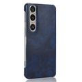Custodia in Plastica Rivestita per Sony Xperia 1 VI - Blu