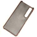 Custodia in Plastica Rivestita per Sony Xperia 1 VI - Blu