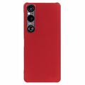 Custodia in Plastica Gommata per Sony Xperia 1 VI - Rossa