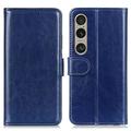 Custodia a portafoglio con chiusura magnetica per Sony Xperia 1 VI - Blu scuro
