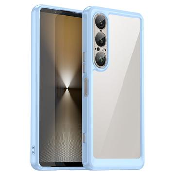 Custodia ibrida Anti-Shock per Sony Xperia 1 VII - Blu