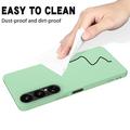 Custodia in silicone liquido con cinghia a mano per Sony Xperia 1 VII