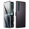 Sony Xperia 1 VII Custodia magnetica con vetro temperato - Argenta