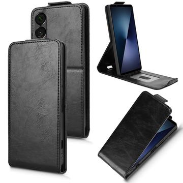 Sony Xperia 1 VII Custodia verticale con supporto - Nera