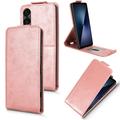 Sony Xperia 1 VII Custodia verticale con supporto - Oro rosa
