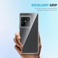 Custodia in TPU per Sony Xperia 1 VIII con 2x protezioni per lo schermo in vetro temperato - Trasparente