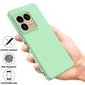 Custodia in silicone liquido con cinghia a mano per Sony Xperia 1 VIII - Verde