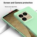 Custodia in silicone liquido con cinghia a mano per Sony Xperia 1 VIII - Verde