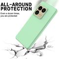 Custodia in silicone liquido con cinghia a mano per Sony Xperia 1 VIII - Verde