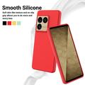 Custodia in silicone liquido con cinghia a mano per Sony Xperia 1 VIII - Rossa