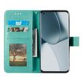 Custodia a portafoglio Mandala per Sony Xperia 1 VIII con cinturino da polso - Verde menta