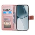 Custodia a portafoglio Mandala per Sony Xperia 1 VIII con cinturino da polso - Rosa