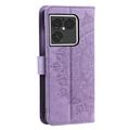 Custodia a portafoglio Mandala con cinturino da polso per Sony Xperia 1 VIII - Viola