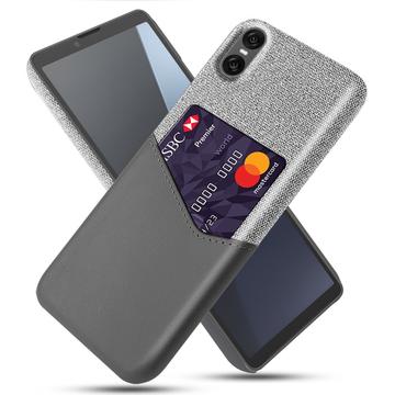 Custodia KSQ con Slot per Schede per Sony Xperia 10 VII - Grigia