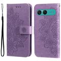 Custodia a portafoglio per Sony Xperia 10 VII serie Mandala - Viola
