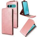 Sony Xperia 10 VIII Custodia verticale con supporto - Oro rosa