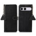 Custodia in pelle a portafoglio Sony Xperia 10 VIII con RFID - Nera
