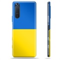 Custodia in TPU per Sony Xperia 5 II Bandiera ucraina - gialla e azzurra