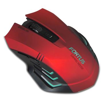 Mouse da gioco senza fili Speedlink Fortus - Nero / Rosso