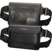 Marsupio impermeabile Spigen A620 con tracolla regolabile - 2 pezzi. - Nero / nero traslucido