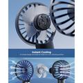 Ventilatore portatile da tasca Spigen A905 Mini con cinturino da polso - Nero
