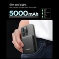 Spigen EA2205MQ Essential Power Bank magnetica MagSafe da 5000mAh - Nero