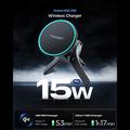 Spigen EV15MAQ Supporto magnetico per auto/caricabatteria wireless Qi2 Essential - Nero