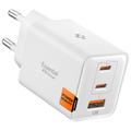 Caricabatterie da muro Spigen Essential GaN da 47W - 2 porte USB-C, 1 porta USB-A