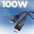 Spigen Essential EB10010CC Cavo USB-C 100W - 5Gb/s, 1m - Nero