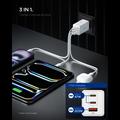 Spigen Essential EE673EU Caricatore da parete rapido a 3 porte da 67W - Bianco