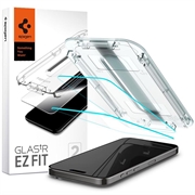 Pellicola salvaschermo - 9H - iPhone 15 Plus Spigen Glas.tR Ez Fit - 2 pezzi.