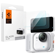 Proteggi Schermo in Vetro Temperato Spigen Glas.tR Slim per Insta360 Go Ultra - 9H - 2 Pezzi.