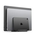 Supporto verticale per laptop Spigen LD208S4 con slot regolabili - Grigio siderale