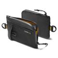 Portacarte RFID morbido Spigen LF300 con scomparto con cerniera e tasca in rete - Nero