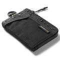 Portacarte RFID morbido Spigen LF300 con scomparto con cerniera e tasca in rete - Nero