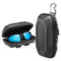 Custodia rigida in EVA per occhiali da sole Spigen LF520 con clip in metallo - Nero