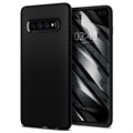 Cover in TPU Spigen Liquid Air per Samsung Galaxy S10+ - Nero