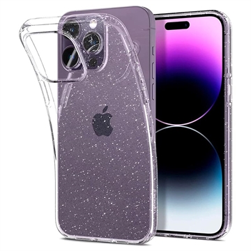 Cover Spigen Liquid Crystal Glitter per iPhone 11 Pro - Trasparente