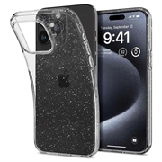 Custodia Spigen per iPhone 15 Pro con glitter a cristalli liquidi - Trasparente