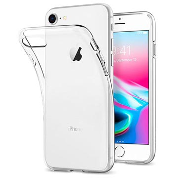 Custodia iPhone 7 / iPhone 8 Spigen Liquid Crystal - Trasparente