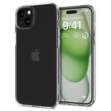 Custodia in TPU Spigen Liquid Crystal per iPhone 15 Plus - Trasparente