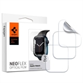 Proteggi Schermo Spigen Neo Flex per Apple Watch Series 8/SE (2022)/7/SE/6/5/4 - 41mm, 40mm - 3 pezzi.
