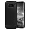 Cover Spigen Rugged Armor per Samsung Galaxy S8 - Nero Opaco