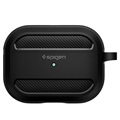 Custodia in TPU Spigen Rugged Armor per AirPods Pro - Nera