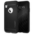 Custodia in TPU Spigen Rugged Armor per iPhone XR - Nero Opaco