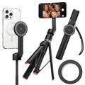 Spigen S581W MagFit Selfie Stick Treppiede con telecomando Bluetooth - Nero