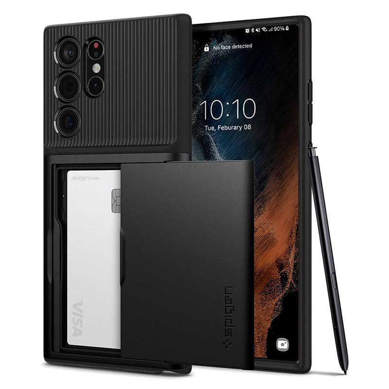 Custodia Spigen Slim Armor Cs Samsung Galaxy S22 Ultra 5g Nera Custodia Spigen Slim Armor Cs Samsung Galaxy S22 Ultra 5g Nera